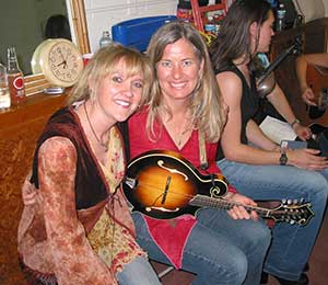 Backstage with Mary Huckins and Annie Sirotniak 