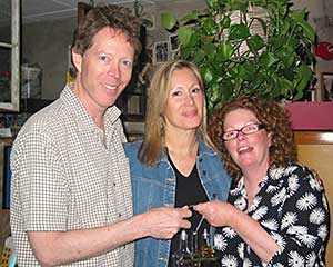 Nick Forster, Helen Forster, and Mollie O'Brien